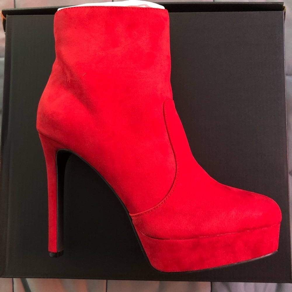 Red Stiletto Bootie - Picture 6 of 11